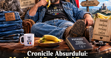 Cronicile Absurdului: Manifestul Denimului Terapeutic și al Potasiului Suveran